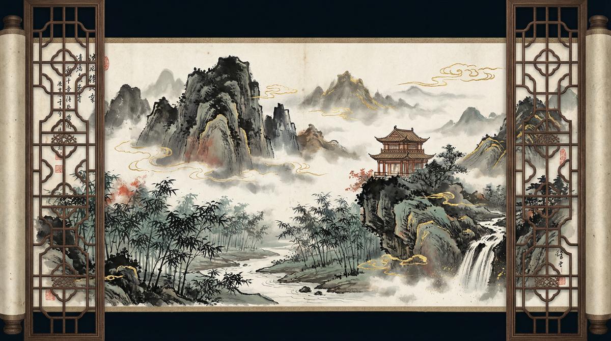 糖心Vlog水墨山水意境影像 - gjiippc.cn